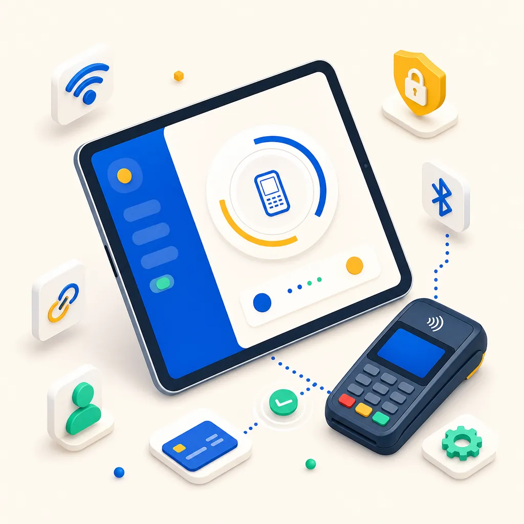 Terminal de paiement connecté à shopcaisse.
