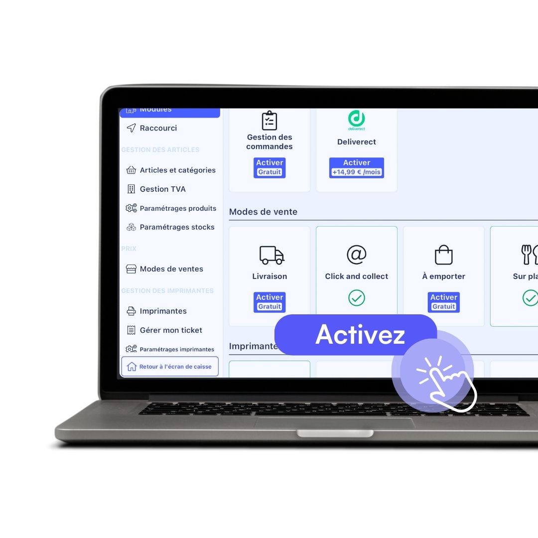 Module Click & Collect - logiciel de caisse